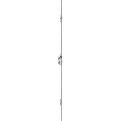 Thirard – Serrure multipoint encastrée 3 points NF A2P – Pênes rectangulaires – Carré 7mm – Mécanisme à deux tours – Compatible avec cylindres profilés