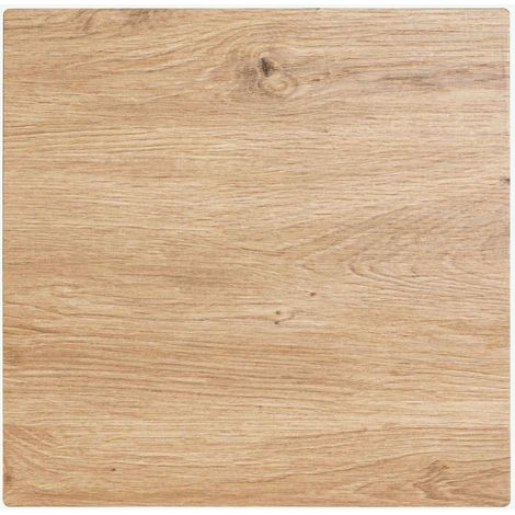 Dorzano Legno laminato e metallo - Quercia marrone / nero (1/5)