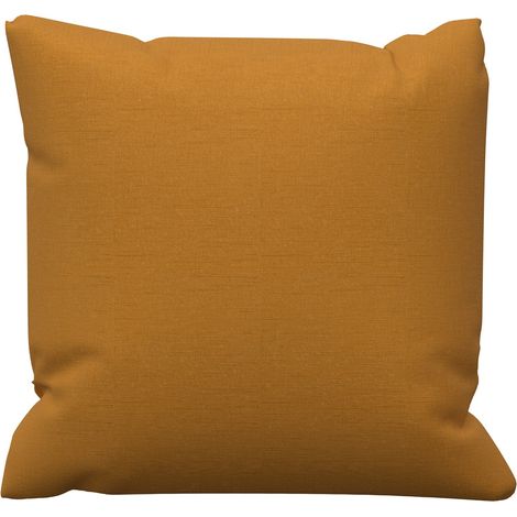 Coussin en coton 40x40 cm PANAMA moutarde, par Soleil d'Ocre