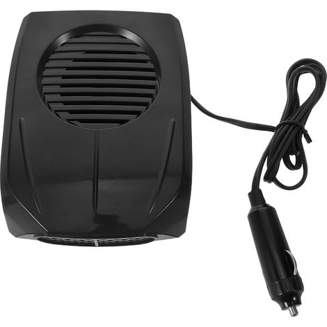 Chauffage pour Voiture 12v Portable à Double Vitesse Rotation 360° et Fonction Dégivreur de Pare-brise, Chauffage D’appoint Compact pour Suv, Camions et Véhicules en Hiver (1/5)