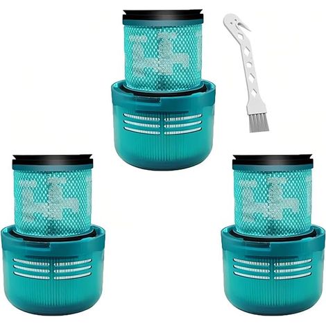 Filtre HEPA Lavable pour Aspirateur Robot Sans Fil 3 Pièces Compatible V11 V15 SV14 SV18 970013-02 - Haute Efficacité, Maintenance Facile (1/5)