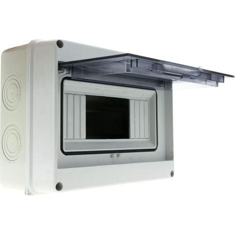 Position HV Plastic Waterproof Outdoor Distribution Box, 8 Way 12P Surface Mount Box MUMU