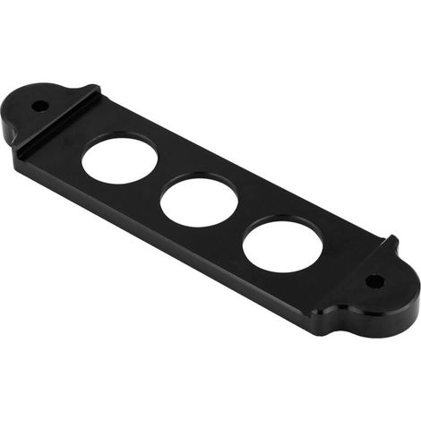 Serrure de support de fixation de batterie de course de voiture anodisée pour HONDA CIVIC / CRX 1988-2000 (noir) (1/5)