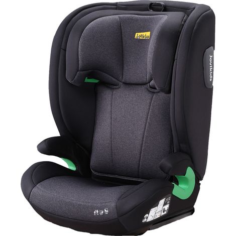 MEUBLIV Silla de coche infantil i-Size R129 negra 100-150 cm con ISOFIX y protección lateral (1/5)