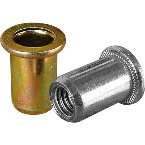 Dado Techman m5 alluminio 35 pezzi testa piatta rimovibile