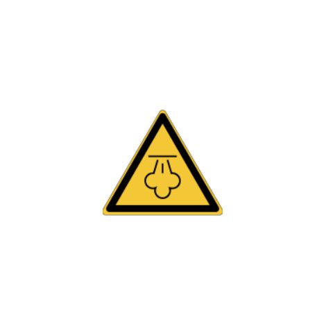 Cartelli ISO 7010 "Pericolo vapore caldo" - W080 - Numero Pezzi: 10 pezzi - Misura: 50mm x 50mm