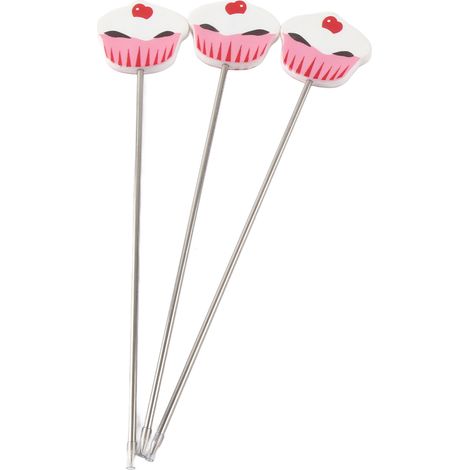 Set mit 3 Backstäbchen aus Edelstahl für Kuchen, Kekse, Brot und Muffins – DIY-Backwerkzeug (1/5)