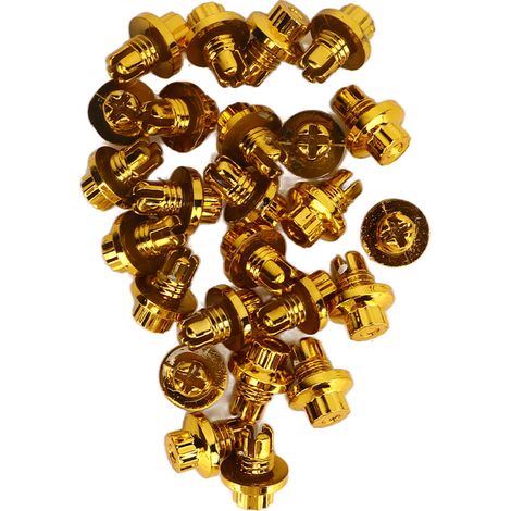 rivets de jante dorés en ABS pour jantes de la série AH DS (1/2)