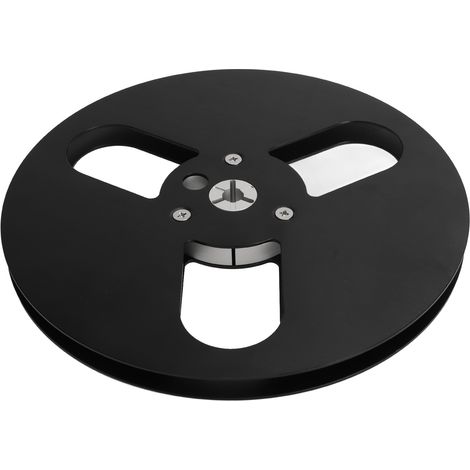 Bobine universelle 1/4" 7 pouces en aluminium pour bande magnétique, pièce pour ouverture de disque système Nab noir (1/5)