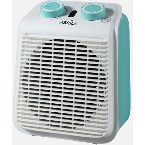Termoventilador Electrico Ponce 2000w Azul/blanco 2pot.termostato Reg, Proteccion Sobrecalentamiento 23,5x19x14cm
