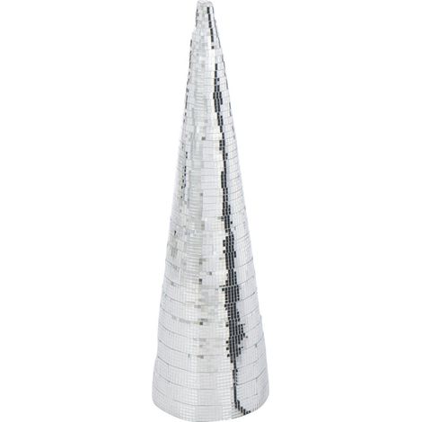 Cône Miroir Déco "Lyle" 64cm Argent
