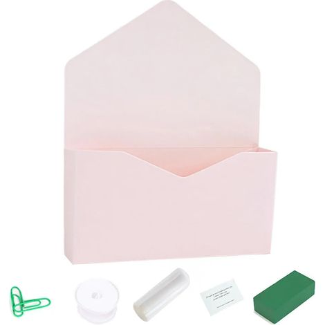 Boîte à bouquet de fleurs, support pour bouquet de fleurs, papier d'emballage pour fleurs, coffret cadeau, sac cadeau pour la fête des mères, la Saint-Valentin, un mariage ou une fête. (1/5)