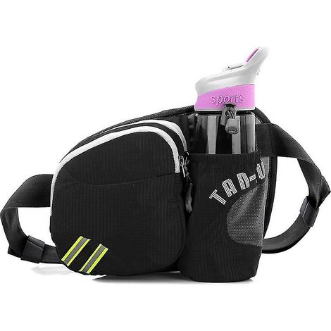 Randonnée avec porte-bouteille pour hommes et femmes, course à pied, noir (1/5)