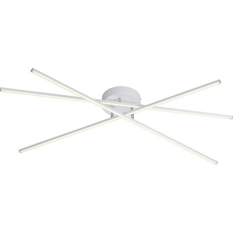 Plafonnier, Métal, 8.5 W, Blanc Mat (1/5)