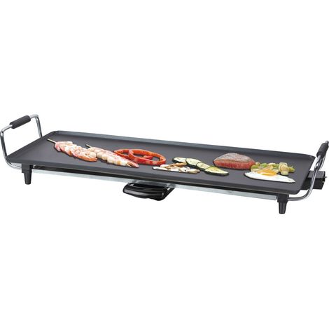 Plancha électrique Triomph ETF1834 - 87x22 cm - 1800W - Thermostat détachable et réglable avec voyant lumineux