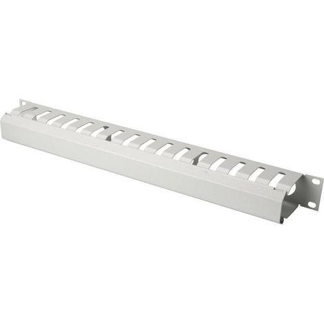 Rangierpanel 1HE Abnehmbare Rückblende grau (1/2)