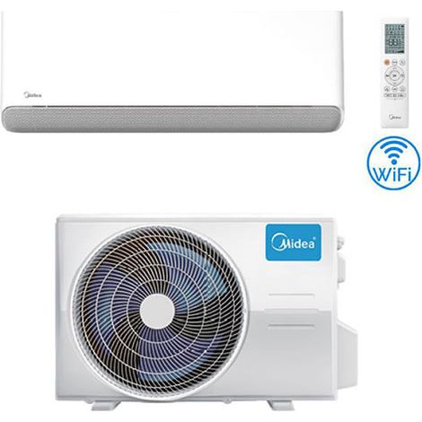 Klimaanlage Midea Breezeless E Wifi R32 12000 BTU MSCB1BU-12HRFN8 Wechselrichter Klasse A++/A+ (1/4)