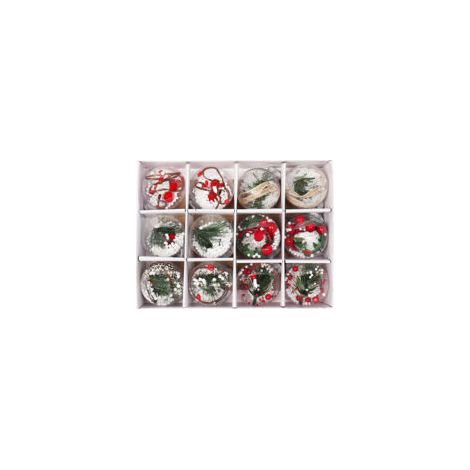 Neue, nahtlose, transparente, weihnachtskugelförmige Hängebox aus Kunststoff für Haustiere – Crezuo