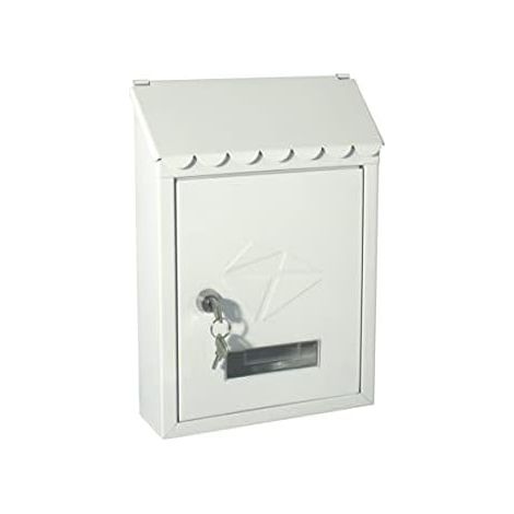 Mailbox Model Iron, Cream colour, Dimensions: 300 x 210 x 70 mm (1/2)