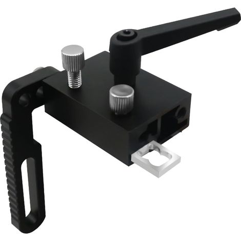 Arresto per guida obliqua tipo 75, limitatore per scanalature a T, posizionatore per guida a T in lega di alluminio, arresto per guida obliqua per lavorazione del legno