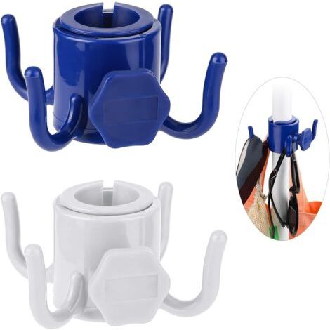 Ganci per ombrelloni da spiaggia, 2 ganci a quattro punte, perfetti per appendere asciugamani, cappelli e occhiali da sole. (1/5)