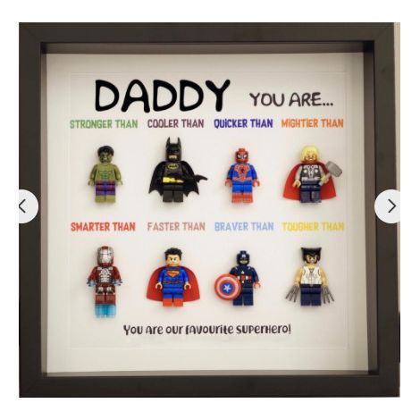 Décoration de bureau sur le thème des super-héros, cadeau d'anniversaire créatif, cadre noir, huit (1/5)