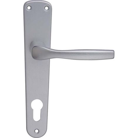 Maniglia thea su placca q.8 y/85mm all.arg