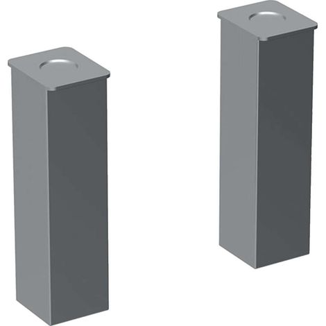 Geberit Renova Nr.1 Comprimo nouveau meuble (2pcs), aluminium (1/3)