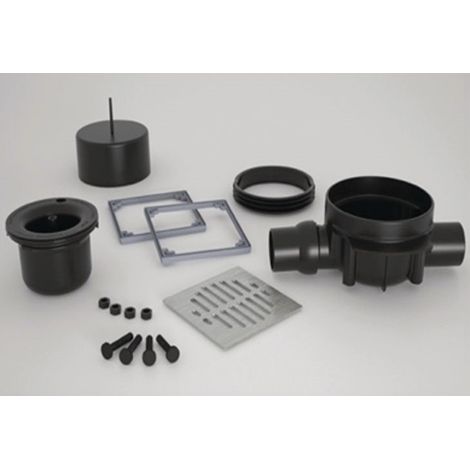 Bonde de douche pour receveur à carreler Polypann'eau sortie Horizontale BR416725