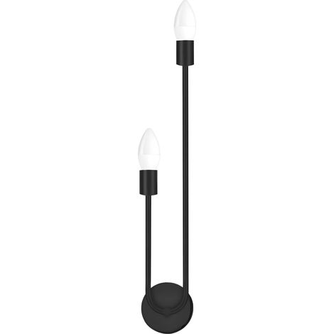 APPLIQUE da PARETE APP1147-2W BLACK E14 (1/5)
