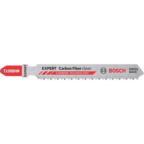 Bosch EXPERT Carbon Fibre Clean T 108 BHM Jigsaw Blade 3-pc 2608900565