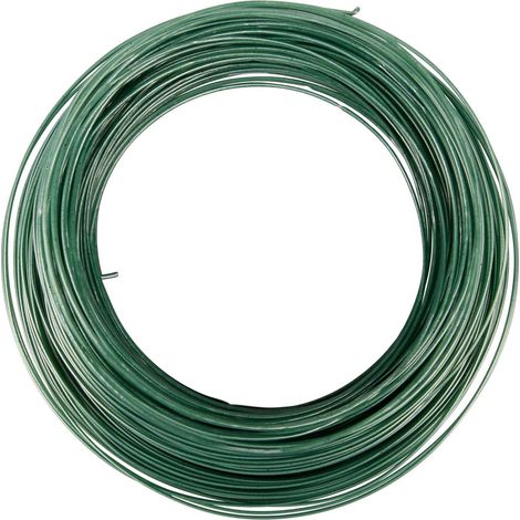 GREENGERS - FICELLES ET FILS D'ATTACHE POUR JARDIN, LIENS DE JARDINAGE POUR LIGATURES - FIL DE FER GAINÉ 50M FIL DE FER POUR C