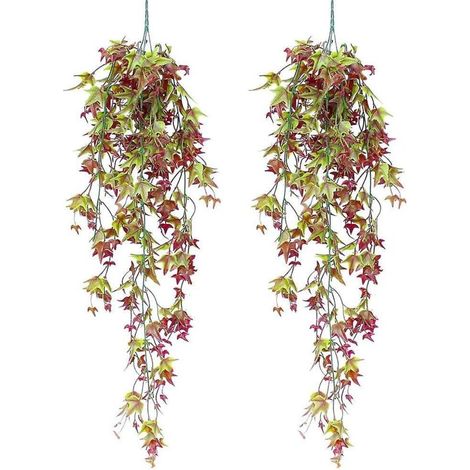 Set mit 2 künstlichen Efeugirlanden, 78 cm, für Hochzeiten, Gärten oder Wanddekorationen (1/5)