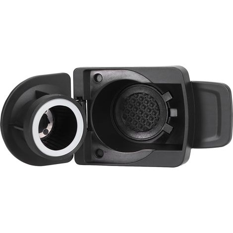 Adaptateur de capsule réutilisable pour machine à café, convertisseur de capsules, accessoire pour cafetière domestique, noir