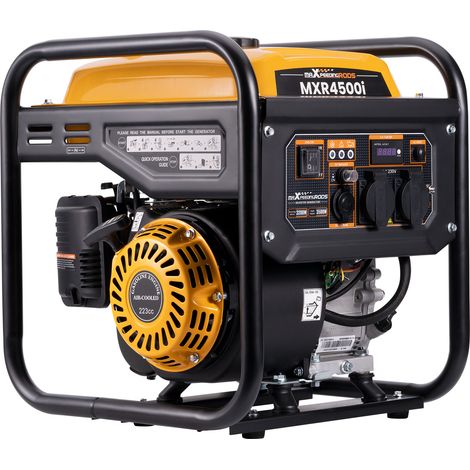 [NON UTILIZZATO] [NON UTILIZZATO] 3500W Gruppi elettrogeni Inverter Portatile Benzina 4 tempi con 2 prese 230V generatore di corrente silenziato come di emergenza domestica per Garage Officina Cantier (1/5)