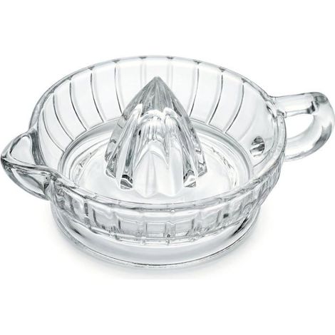 Presse-Agrumes en Verre Transparent Import Company Presse-Citron Manuel pour Jus d'Orange Citron Pamplemousse Vaisselle (1/5)