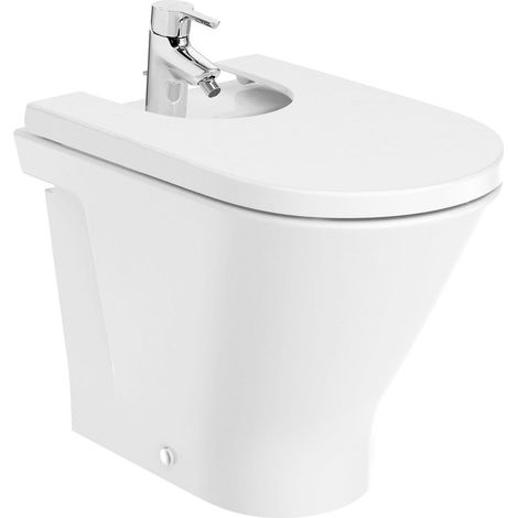 ROCA A3570N7000 THE GAP ROUND Bidé Compacto Con Tapa Blanco - Asiento: Caida Normal - ref: A3570N7000+A806D10001