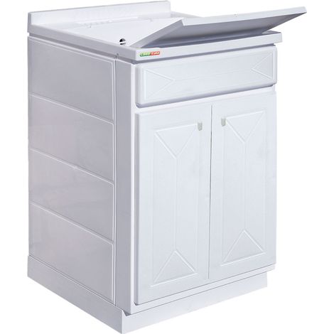 MOBILE LAVATOIO ANTA DOPPIA 'TOP LINE' cm 60 x 50 x h.87  - TRIOPLAST