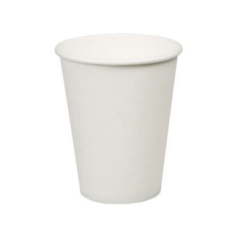 Gobelets en papier blanc 180 ml, paquet de 100, pour boissons chaudes, café, thé (1/5)