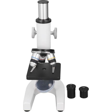 Microscope monoculaire 640X à double mise au point coaxiale, molette de réglage de l'angle, microscope biologique pour adultes et enfants (1/5)