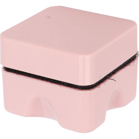 Brosse magnétique étanche pour aquarium, grattoir à algues, petite brosse magnétique rose. (1/5)