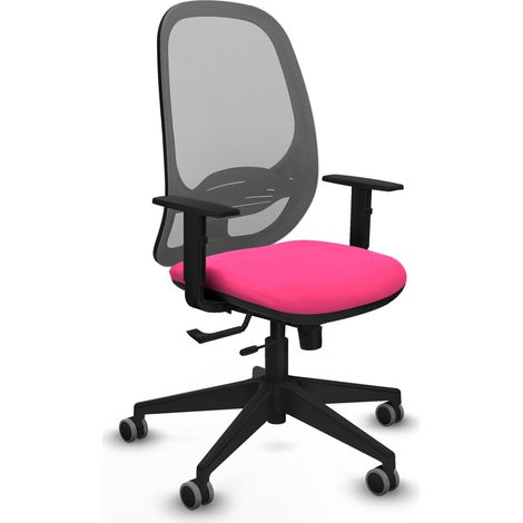 Chaise de bureau piqueras y crespo Cilanco noir accoudoirs réglables (1/2)