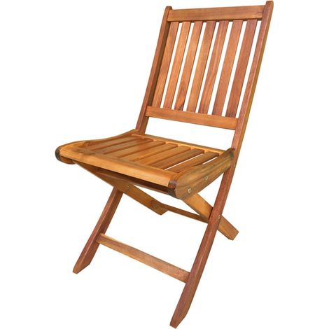 Chaise de jardin en bois 61x42x89cm (1/3)