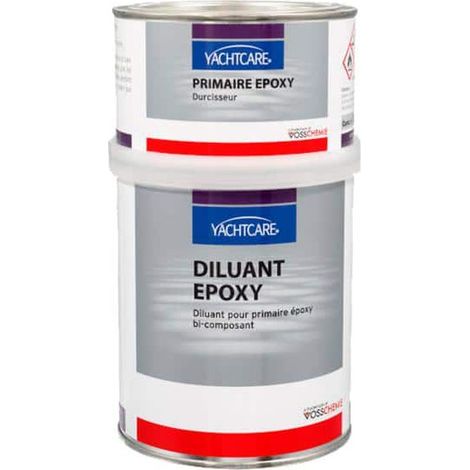 Primaire époxy bateau, 750 ml, primaire antifouling blanc 2K