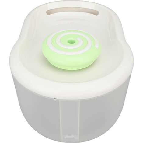 Multifunktionaler und leiser Trinkbrunnen für Katzen mit Zirkulationsfiltration, großem Fassungsvermögen, automatischem Wasserspender für Haustiere, weiß. (1/5)