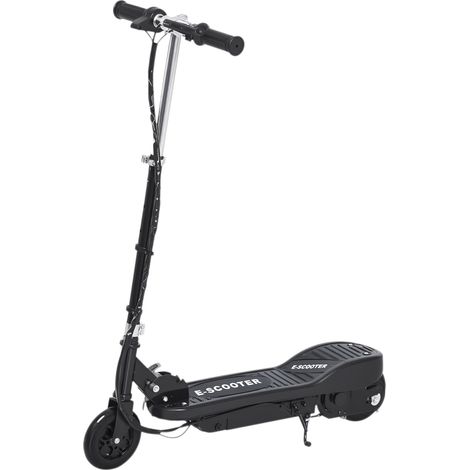 Trottinette électrique pour enfants de 7 ans et plus, pliable et réglable en hauteur, batterie rechargeable 24 V, vitesse jusqu'à 12 km/h, frein, charge maximale de 50 kg, dimensions : 74 x 36 x 69-91 (1/5)