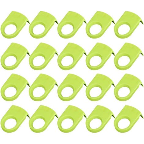 Bierzangen, Cocktailflaschenclips, Flaschenhalter aus Kunststoff, Stielglasclips für Geburtstage und Hochzeiten (grün) (1/5)