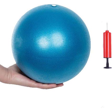 Ballon D Exercice - 25 Cm - En PVC - Pour Pilates Yoga Barre Et Renforcement Du Core - 1 Unite