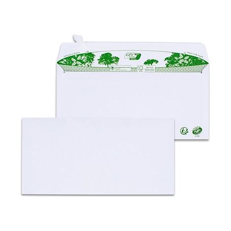 GPV Green - Enveloppes Recyclées DL Blanches - 200 pièces (1/2)