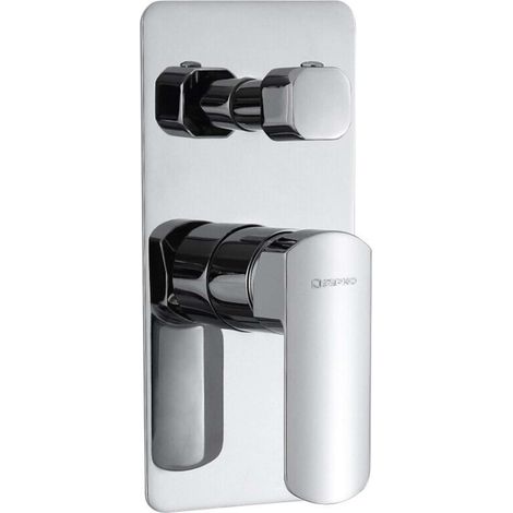 Sapho Mixona - Unterputzarmatur für 2 Verbraucher, mit Einbaukörper, Chrom MG042